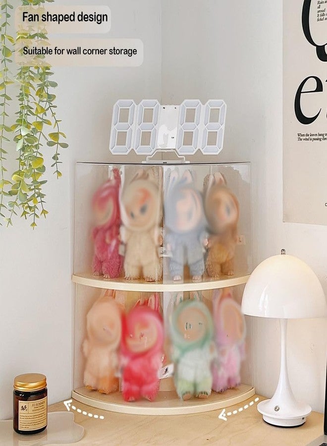 Lunarixel Plush Blind Doll Clear Display Case,Stackable Storage Bins,Dust and Moisture Proof(No Doll) - Image 2